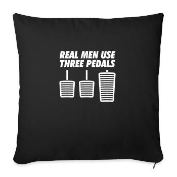 voiture - Housse de coussin décorative 45 x 45 cm - noir - Devant