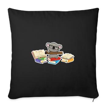 Koala - Sofakissenbezug 45 x 45 cm - Schwarz - Vorne