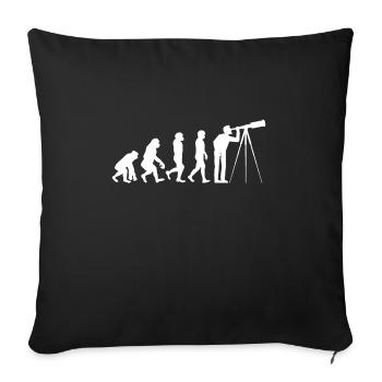 Astronomie Evolution Wissenschaft - Sofakissenbezug 45 x 45 cm - Schwarz - Vorne