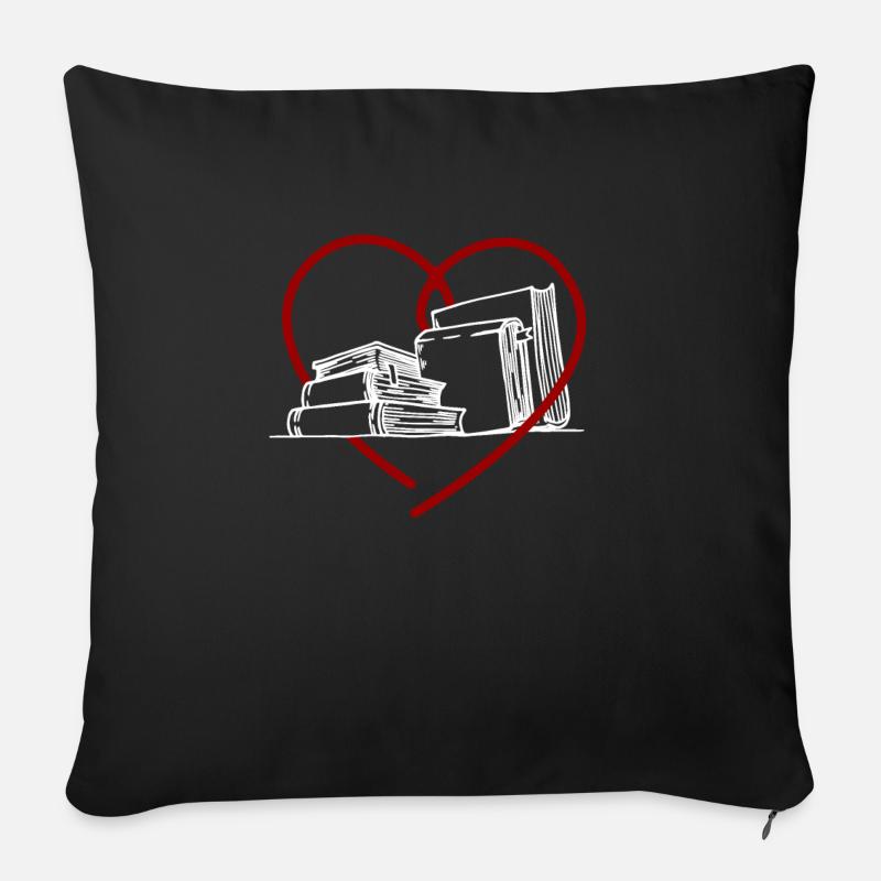 Read - Sofa pillowcase 17,3'' x 17,3'' (45 x 45 cm) - black