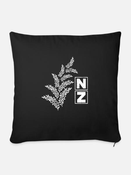 Neuseeland Australien - Sofakissenbezug 45 x 45 cm - Schwarz