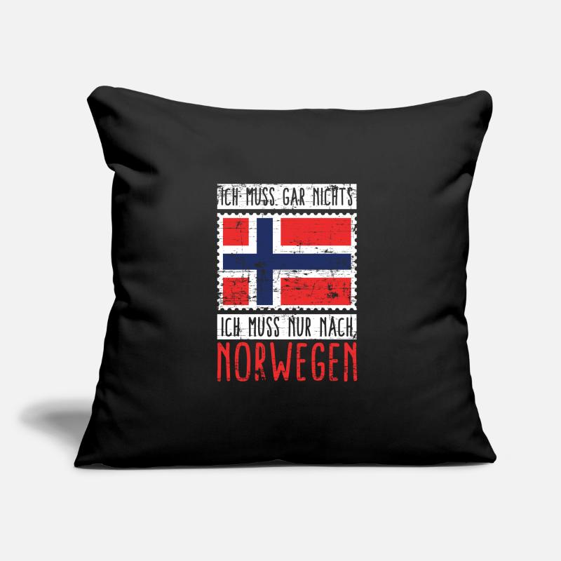 Norwegen Norweger Wikinger Sofakissenbezug 45 x 45 cm