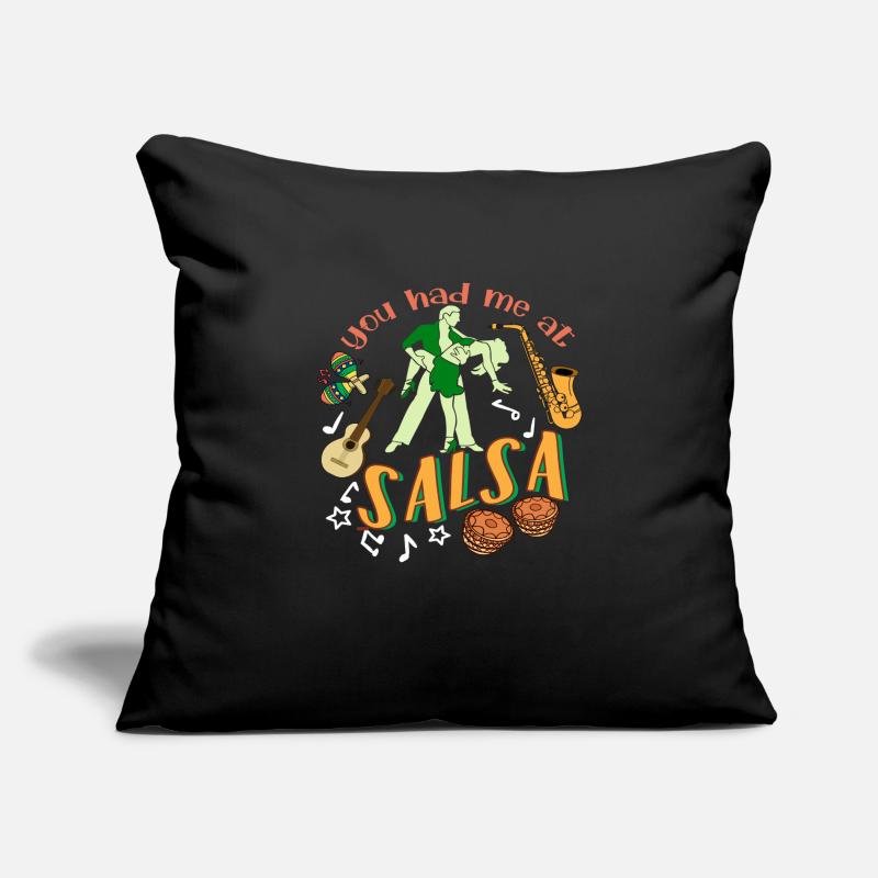 Salsa Danse Danse Professeur de danse Idée de cadeau Housse de coussin décorative 45 x 45 cm