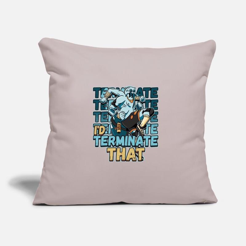 I'd Terminate That Pest Control Design for a Bug Sofa pillowcase 17,3'' x 17,3'' (45 x 45 cm)