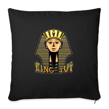 Conception de la mythologie égyptienne pour un fan de l’Égypte ancienne - Housse de coussin décorative 45 x 45 cm - noir - Devant