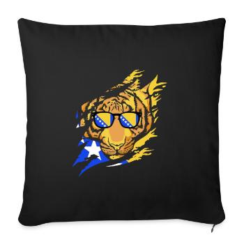 Proud Bosnian Bosniaks Bosnia Herzegovina - Sofa pillowcase 17,3'' x 17,3'' (45 x 45 cm) - black - Front