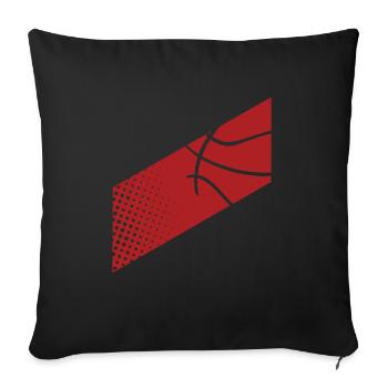 Basketball Basketballer - Sofakissenbezug 45 x 45 cm - Schwarz - Vorne
