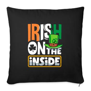 Irish For A Day Drunk For A Week St Patricks Day - Sofa pillowcase 17,3'' x 17,3'' (45 x 45 cm) - black - Front