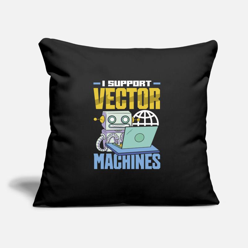I Support Vector Machines Retro Data Science Sofakissenbezug 45 x 45 cm