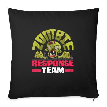 Zombie Lover Cosume for Funny Halloween - Sofa pillowcase 17,3'' x 17,3'' (45 x 45 cm) - black - Front