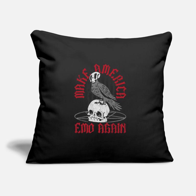 Emoticon Make America Emo Again Emocore Aesthetic Sofakissenbezug 45 x 45 cm