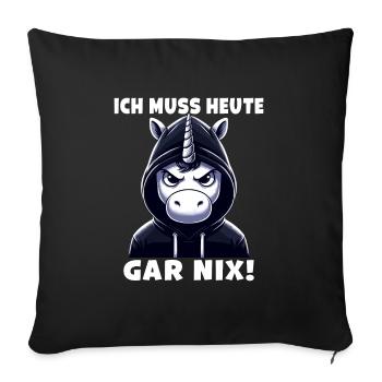 Je n’ai rien de sarcastique aujourd’hui - Housse de coussin décorative 45 x 45 cm - noir - Devant