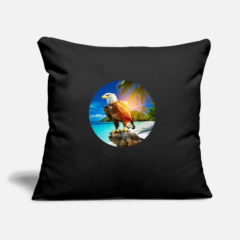 Adler am Eagle Beach Aruba Sommerurlaub Sofakissenbezug 45 x 45 cm