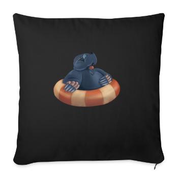 Mole - Housse de coussin décorative 45 x 45 cm - noir - Devant