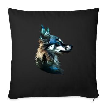 Chihuahua - Sofakissenbezug 45 x 45 cm - Schwarz - Vorne