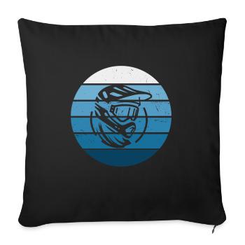 Cyclisme Hommes Cyclisme Cyclisme Femme - Housse de coussin décorative 45 x 45 cm - noir - Devant