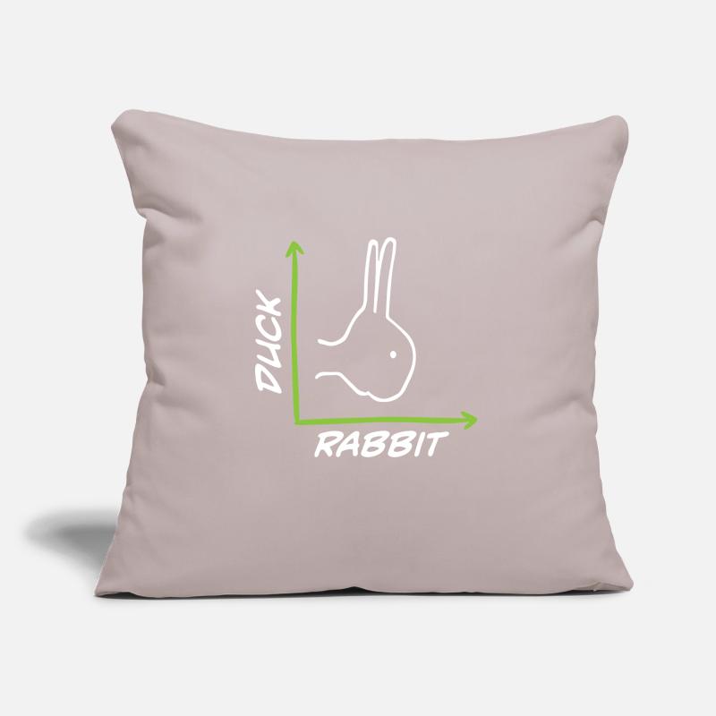 Science Nerd Duck Rabbit Physics Math Geek Sofakissenbezug 45 x 45 cm