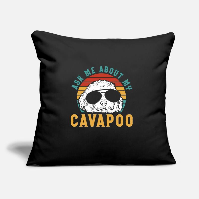 Cavapoo Cavoodle Capoodle Hund Sofakissenbezug 45 x 45 cm