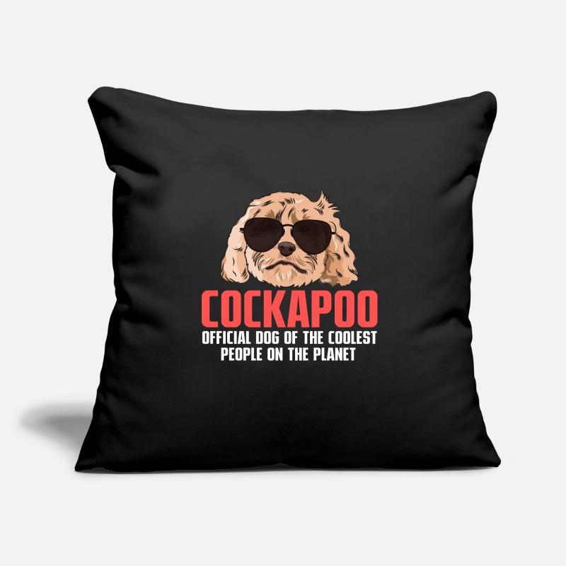 Cockapoo Dog Sofa pillowcase 17,3'' x 17,3'' (45 x 45 cm)