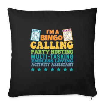 Proud Activity Assistant Appreciation - Sofakissenbezug 45 x 45 cm - Schwarz - Vorne