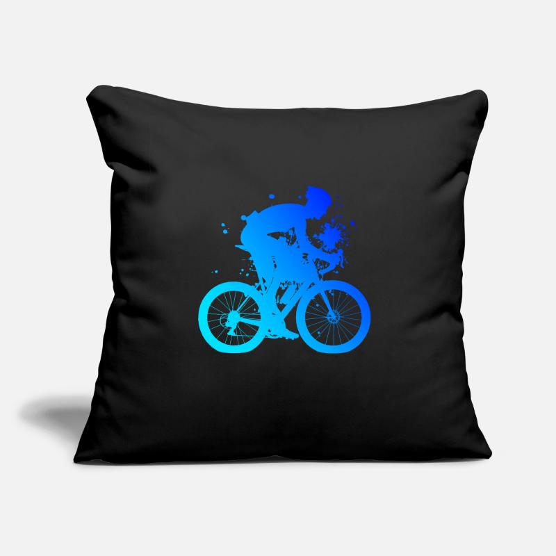 Cycliste de route Vélo de route Vélo de route Vélo de route Housse de coussin décorative 45 x 45 cm