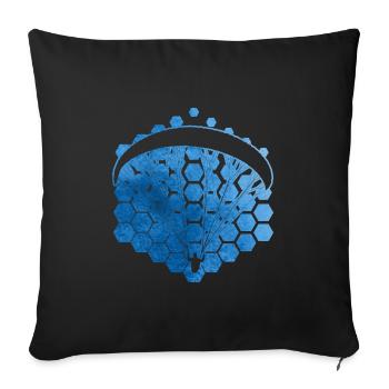 Paragliding Men's Paragliding Women - Sofa pillowcase 17,3'' x 17,3'' (45 x 45 cm) - black - Front