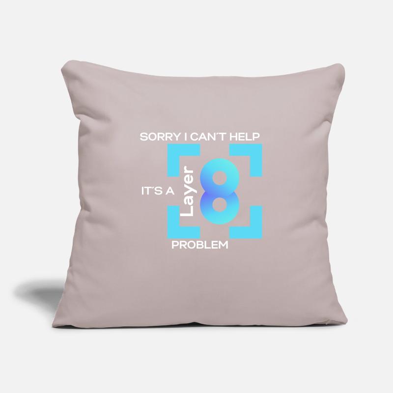 Sorry in cant help, its a layer 8 problem (blue) Sofa pillowcase 17,3'' x 17,3'' (45 x 45 cm)
