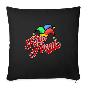 kölle alaaf fasching helau jecken foolren carnival - Sofa pillowcase 17,3'' x 17,3'' (45 x 45 cm) - black - Front