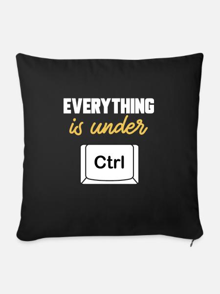 Cybersecurity Hacker IT-Sicherheit - Sofakissenbezug 45 x 45 cm - Schwarz