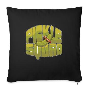 Soutien émotionnel Cornichon Soutien Ami - Housse de coussin décorative 45 x 45 cm - noir - Devant