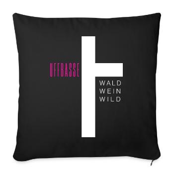 St. John's Cross - Sofa pillowcase 17,3'' x 17,3'' (45 x 45 cm) - black - Front