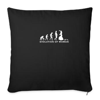 Flamenco dance school Salsa Spain - Sofa pillowcase 17,3'' x 17,3'' (45 x 45 cm) - black - Front