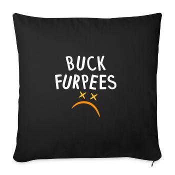 Buck Furpees Fuck Burpees Freeletics Gym Gift - Sofa pillowcase 17,3'' x 17,3'' (45 x 45 cm) - black - Front