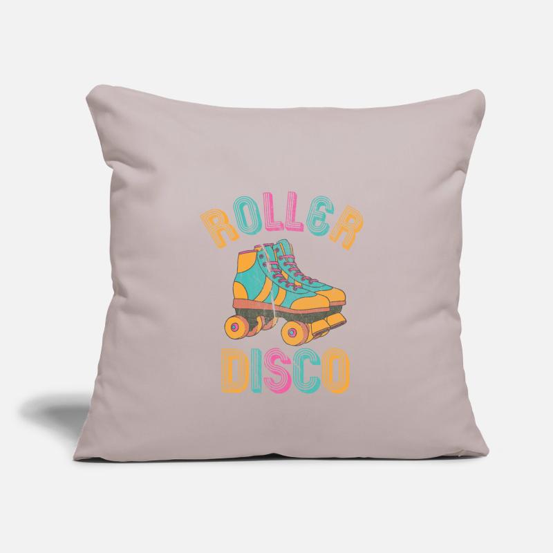Roller Disco Roller Skate Party 80s Gift Sofa pillowcase 17,3'' x 17,3'' (45 x 45 cm)