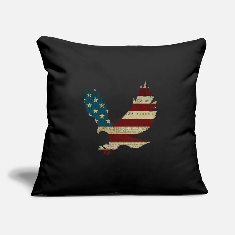 Bald Eagle America Sofa pillowcase 17,3'' x 17,3'' (45 x 45 cm)