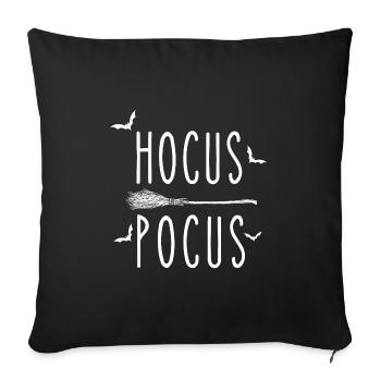 HOCUS-POKUS - Sofakissenbezug 45 x 45 cm - Schwarz - Vorne