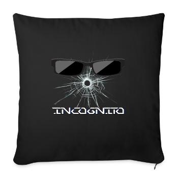 Broken Glass Sunglasses - Incognito - Sofa pillowcase 17,3'' x 17,3'' (45 x 45 cm) - black - Front