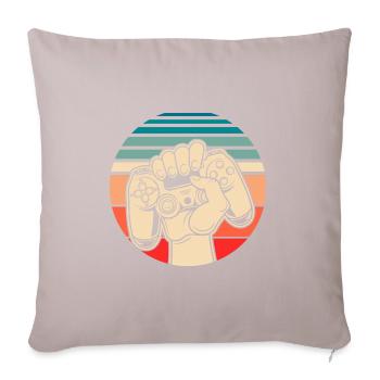 Gaming - Sofa pillowcase 17,3'' x 17,3'' (45 x 45 cm) - light taupe - Front