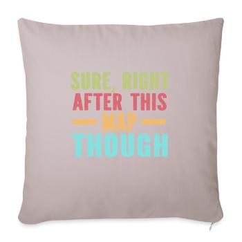 Sure right after this map though - Housse de coussin décorative 45 x 45 cm - taupe clair - Devant