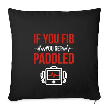 Emergency Nurse Nurse Emergency Room - Sofa pillowcase 17,3'' x 17,3'' (45 x 45 cm) - black - Front