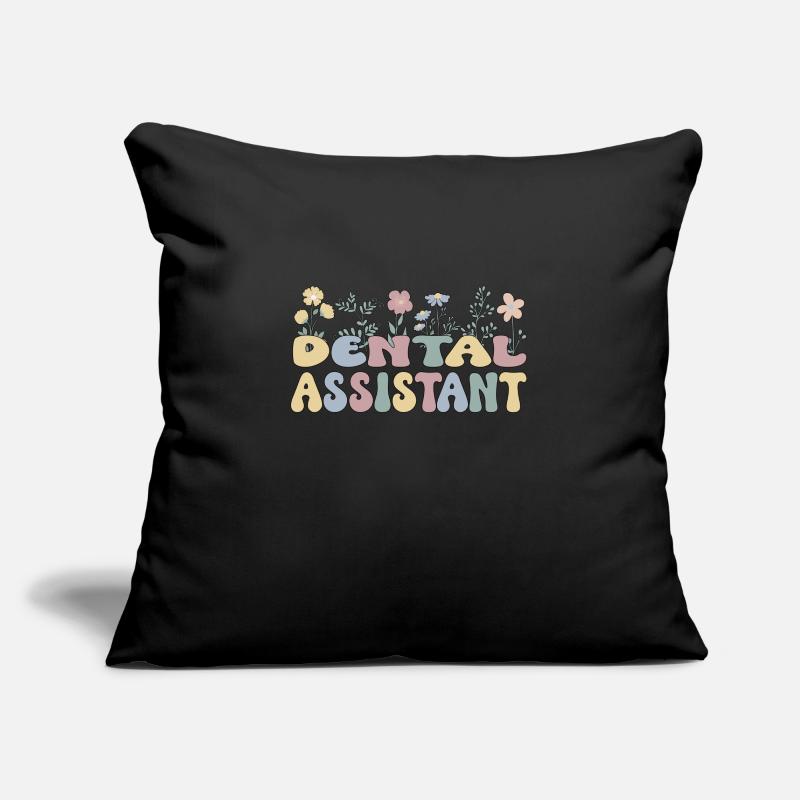 Assistant dentaire Assistant dentaire Housse de coussin décorative 45 x 45 cm