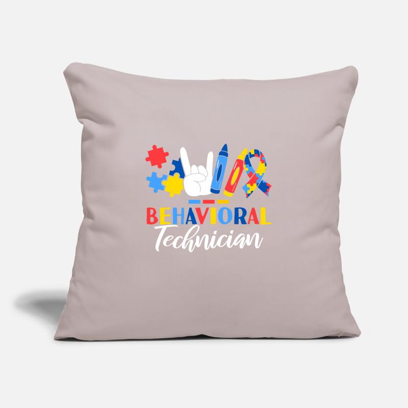 Behavioral Technician ABA Therapist Behavior Sofa pillowcase 17,3'' x 17,3'' (45 x 45 cm)