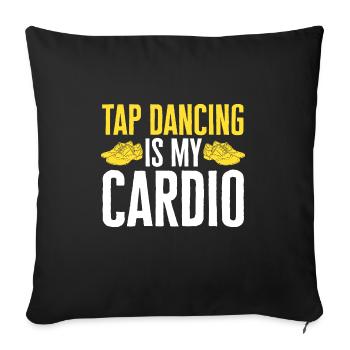 Tap Dance Teacher Tap Dancer Tap Dance - Sofa pillowcase 17,3'' x 17,3'' (45 x 45 cm) - black - Front