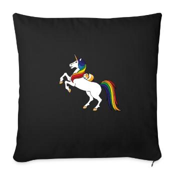 Guinea Pig - Sofa pillowcase 17,3'' x 17,3'' (45 x 45 cm) - black - Front