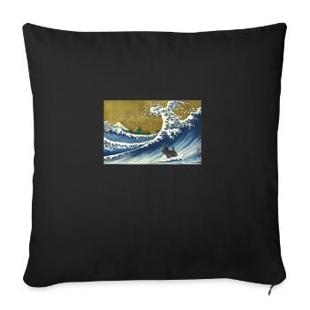 Scottish Terrier - Sofa pillowcase 17,3'' x 17,3'' (45 x 45 cm) - black - Front