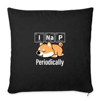 Shiba Inu - Housse de coussin décorative 45 x 45 cm - noir - Devant