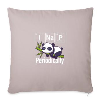 Panda - Sofa pillowcase 17,3'' x 17,3'' (45 x 45 cm) - light taupe - Front