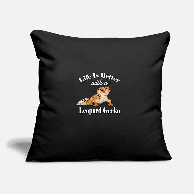Leopard Gecko Sofa pillowcase 17,3'' x 17,3'' (45 x 45 cm)
