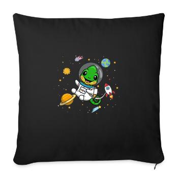 Chameleon - Sofa pillowcase 17,3'' x 17,3'' (45 x 45 cm) - black - Front