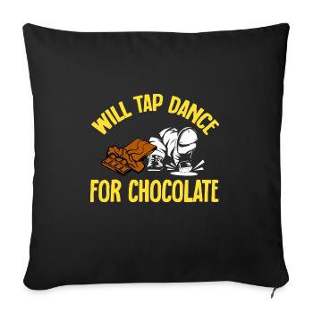 Tap Dance Teacher Tap Dancer Tap Dance - Sofa pillowcase 17,3'' x 17,3'' (45 x 45 cm) - black - Front